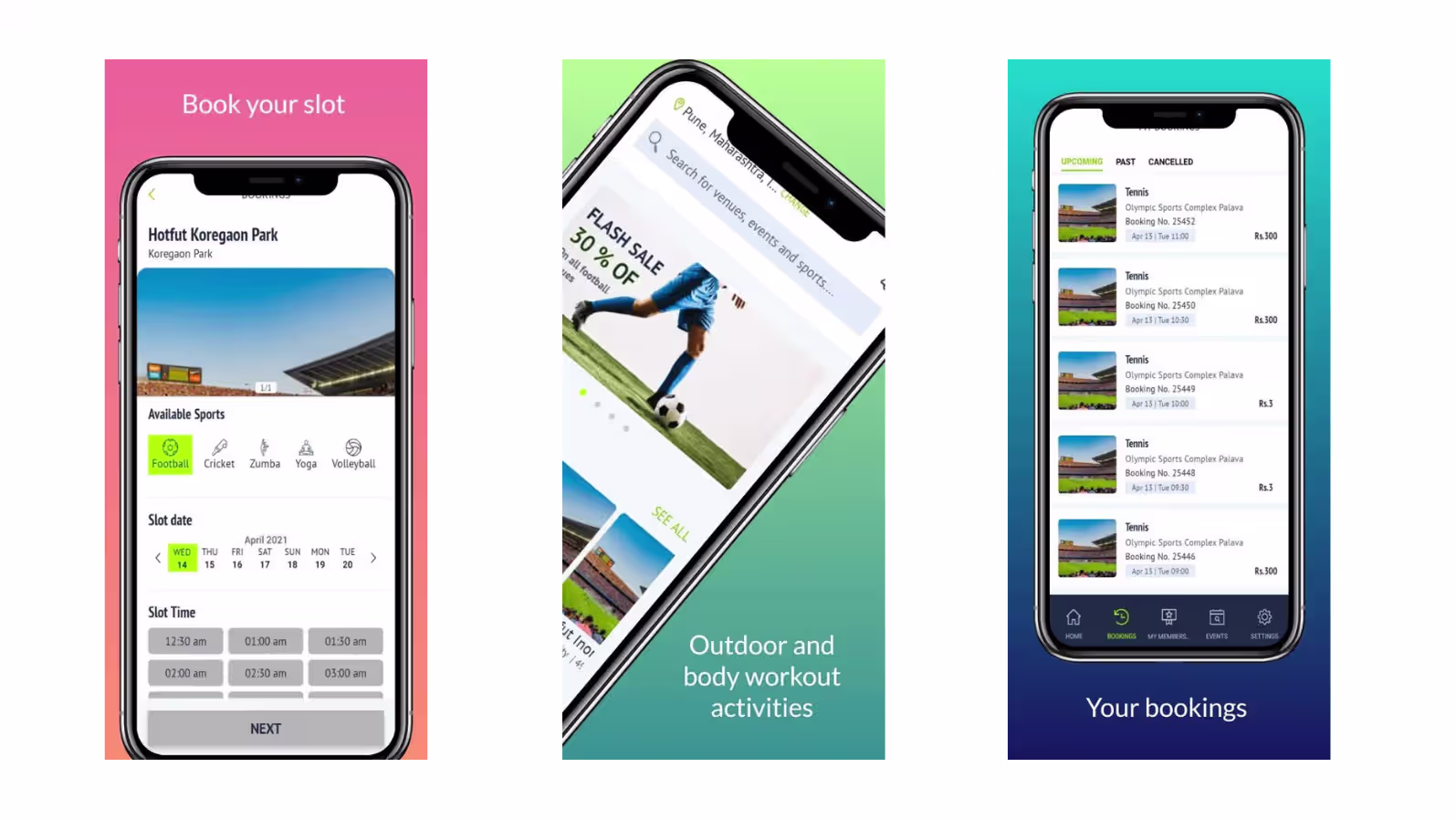 Roar Sports event booking React Native app on the App Store